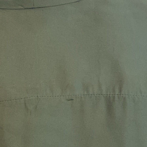 Exquisite Bitte Kai Rand tunic blouse in moss green, size large - Picture 4 of 7